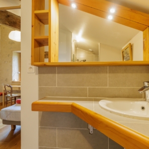 Sdb privative chambre "Cèdre"