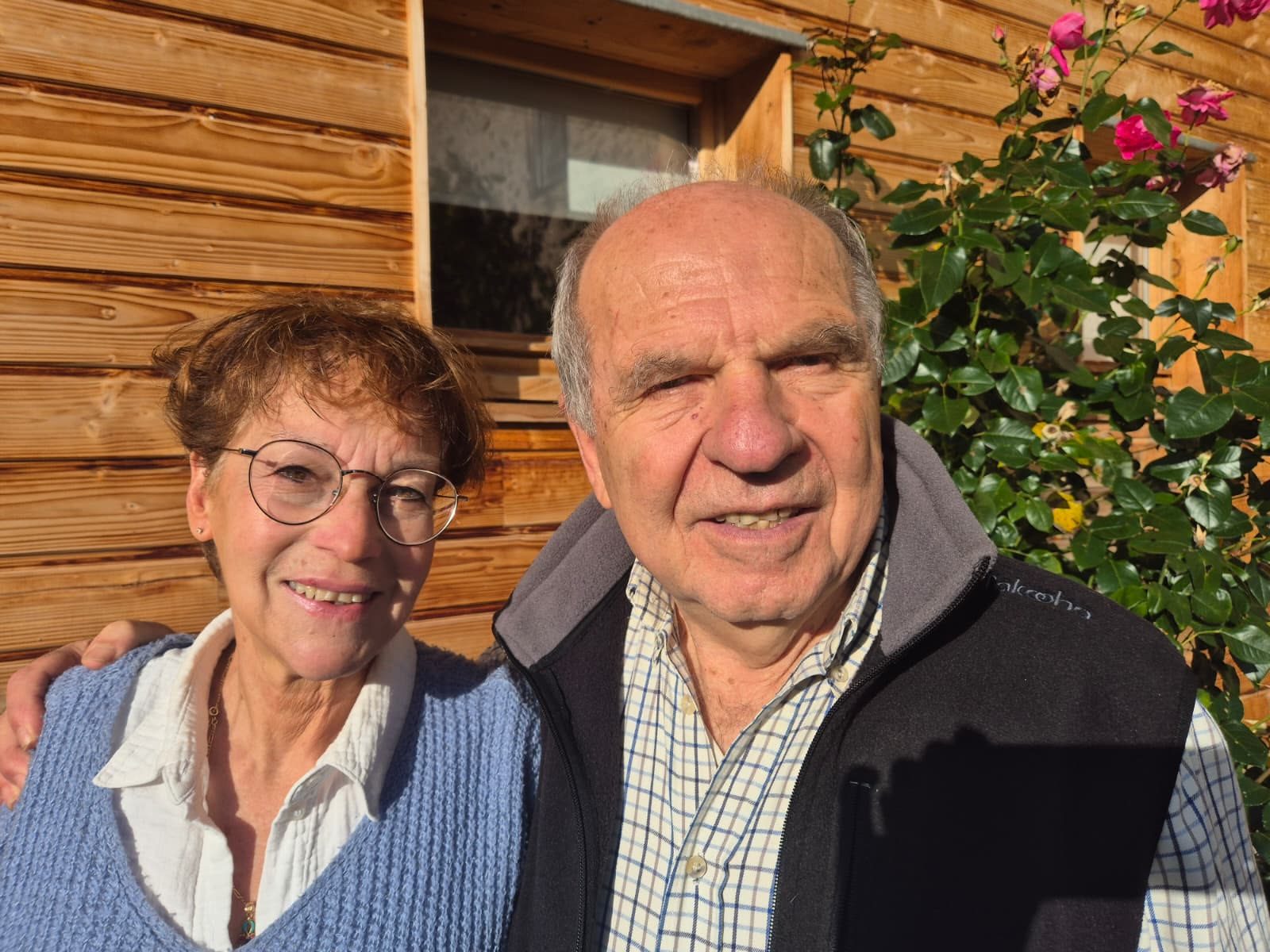 Ninou- Christian 2 Christian et Ninou, propriétaires du Gîte de Marbois